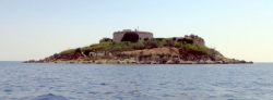 Gefängnisinsel Mamula.