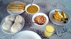 Frühstück im A&B Resort in Negombo.