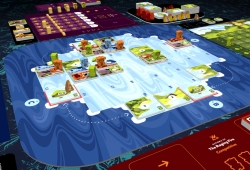 Oros – Spielplan zum Spielende (Tabletopia)