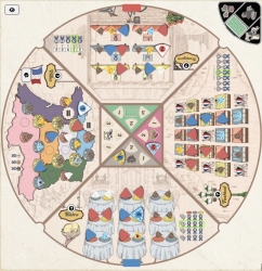 Fromage – Zentrales, sich drehendes Spielbrett (BGA)