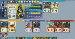 Wundersame Wesen – Spielertableau am Ende der Partie