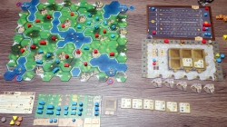 Clans of Caledonia: Spielende einer Zweierpartie.