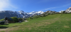 Startpunkt der Wanderung mit der Aussicht, was kommt.