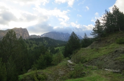 Der Korab in den Wolken.