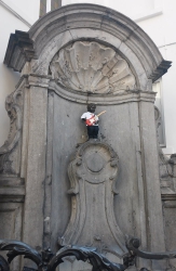 Der Manneken Pis.