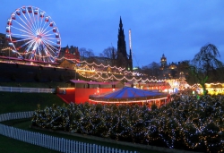 Edinburgher Weihnachtsmarkt.
