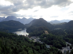 Blick auf Schloss Hohenschwangau.