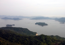 Blick vom Berg Misen in Miyajima.