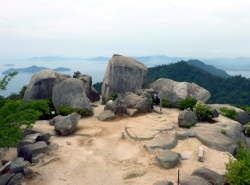 Aussichtspunkt auf dem Berg Misen.