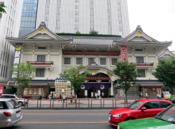 Das Ginza Kabukiza, ein Kabuki-Theater.