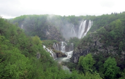 Der große Wasserfall Veliki slap.