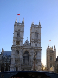 Westminster Abbey (rechts daneben Saint Margaret's Church).