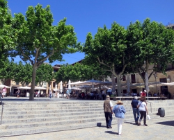 Plaça Major in Pollença.