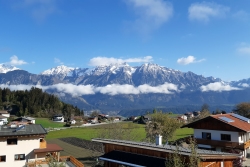 Ausblick in Tulfes auf die Berge