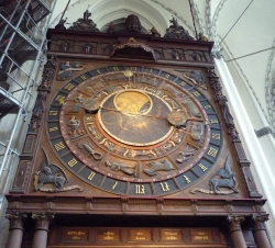 Astronomische Uhr in der Marienkirche.