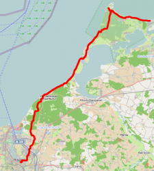 Von Zingst nach Rostock: 74 km