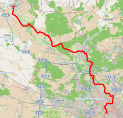 Von Berlin nach Neuruppin: 84 km.