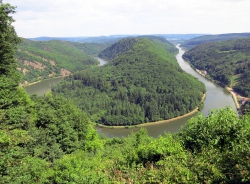 Aussicht auf die Saarschleife