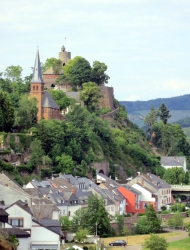 Blick auf die Saarburg