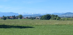 Erster Blick auf die Berge