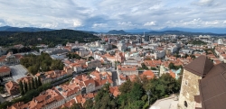 Blick auf Ljubljana