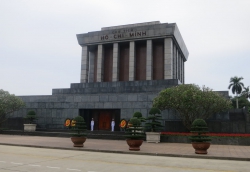 Das Ho-Chi-Minh-Mausoleum.