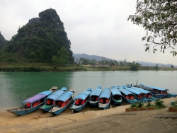 Bootsanleger zur Phong-Nah-Höhle.