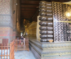 Der liegende Buddha in Wat Pho.