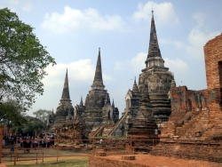 Die Chedi in Wat Phra Si Sanphet.