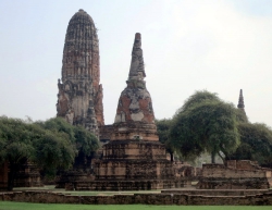 Blick auf Wat Phra Ram.
