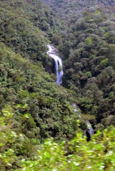 Ein Wasserfall im Nationalpark.