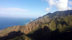 Blick auf die Roques de Anaga.