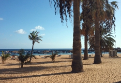 Playa de Las Teresitas in San Andrés.