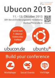 Poster der Ubucon 2013