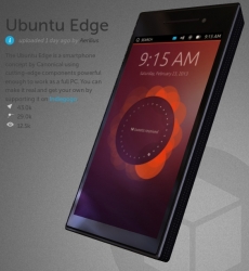 Das virtuelle Ubuntu Edge.